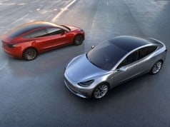 Tesla Model 3: One screen to rule (or is that, to distract?) them all Tesla Model 3 in Red and Silver - Exterior