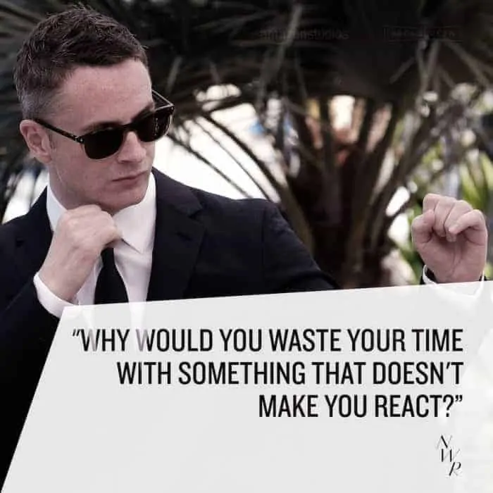 Nicolas Winding Refn Quote from Cannes - The Neon Demon