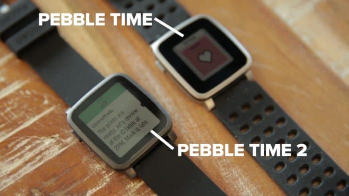 Pebble Time vs Pebble Time 2 bezel size