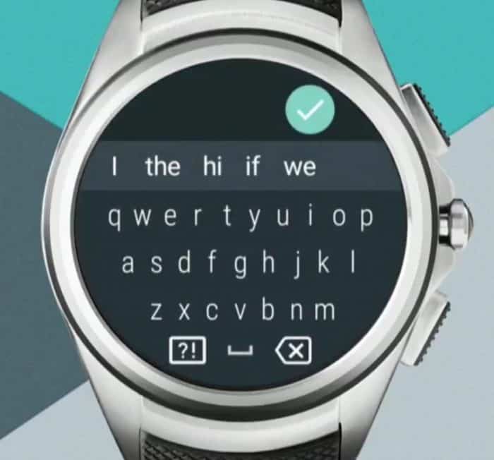 Android Wear QWERTY keyboard Hell