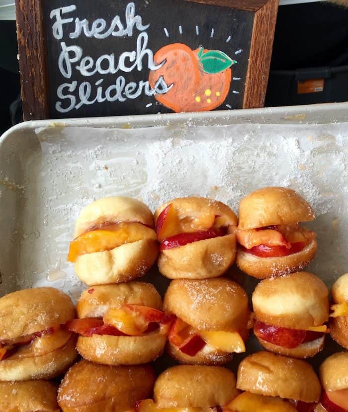 Get your hot peach sliders at 2016 Atlanta Food & Wine Festival