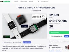 Pebble 2 Kickstarter Campaign Breaks $10 million