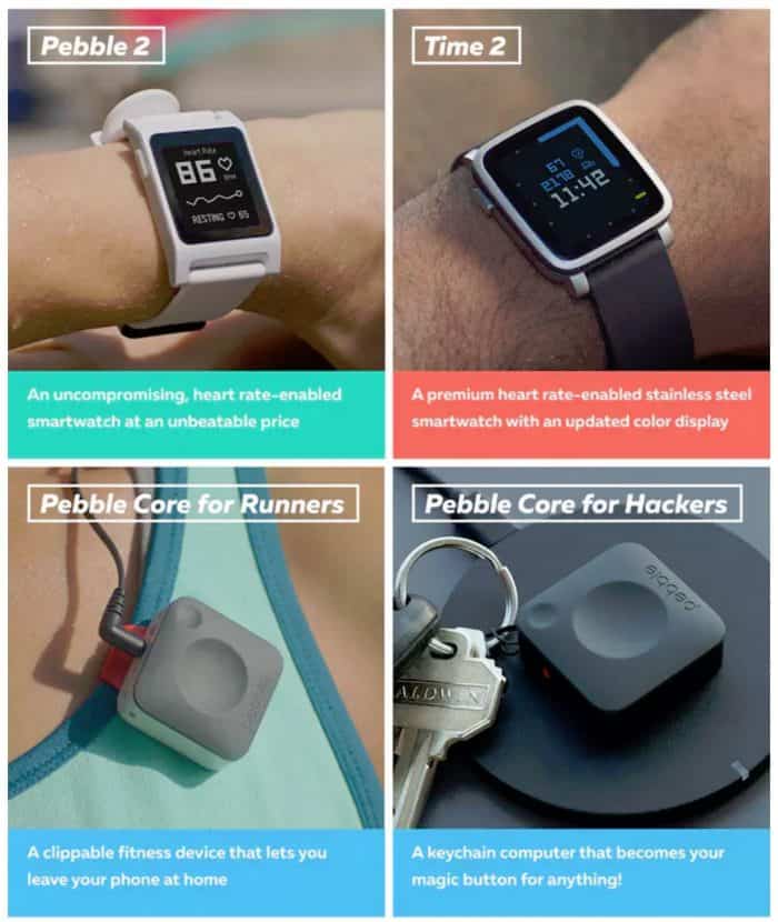 New Pebble Wearables - 2016