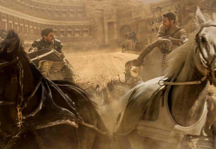 Toby Kebbell plays Messala Severus and Jack Huston plays Judah Ben-Hur in Ben-Hur from Metro-Goldwyn-Mayer Pictures and Paramount Pictures.