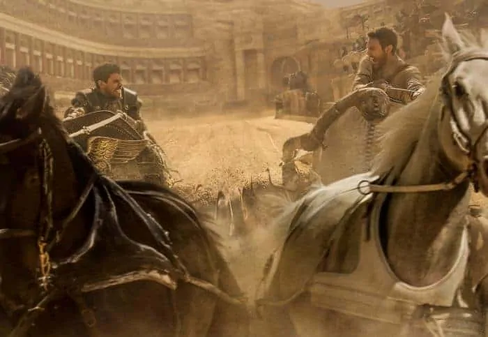 Toby Kebbell plays Messala Severus and Jack Huston plays Judah Ben-Hur in Ben-Hur from Metro-Goldwyn-Mayer Pictures and Paramount Pictures.