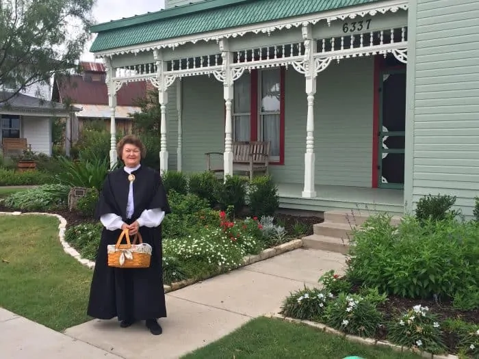 Tour guide on Frisco Heritage Center-JRN