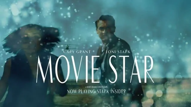 Loni Stark and Cary Grant in Movie Star - a short film by Clinton Stark