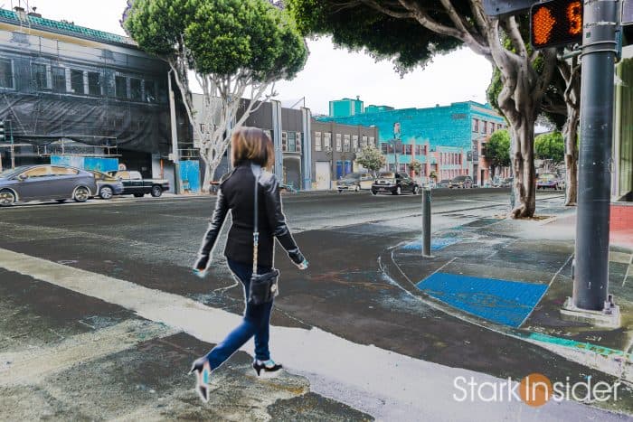 Loni Stark on location - San Francisco