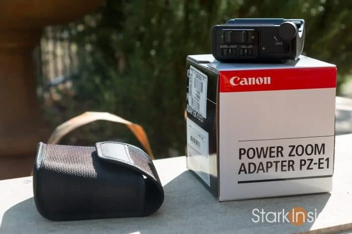 Canon PZ-E1 Power Zoom Adapter - Test with Video