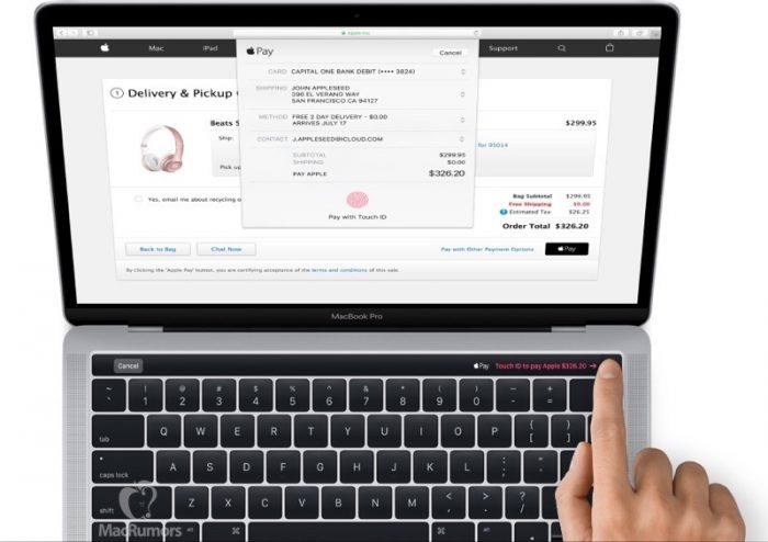 MacBook Pro Touch ID - Magic Toolbar