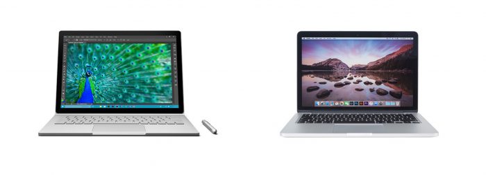 Microsoft Surface Book vs. Apple MacBook Pro