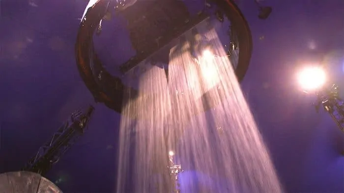 Rain Curtain - Backstage at Luzia by Cirque du Soleil