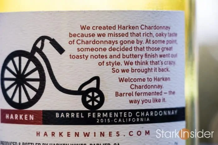 Harken Chardonnay Wine Label - Wine Review