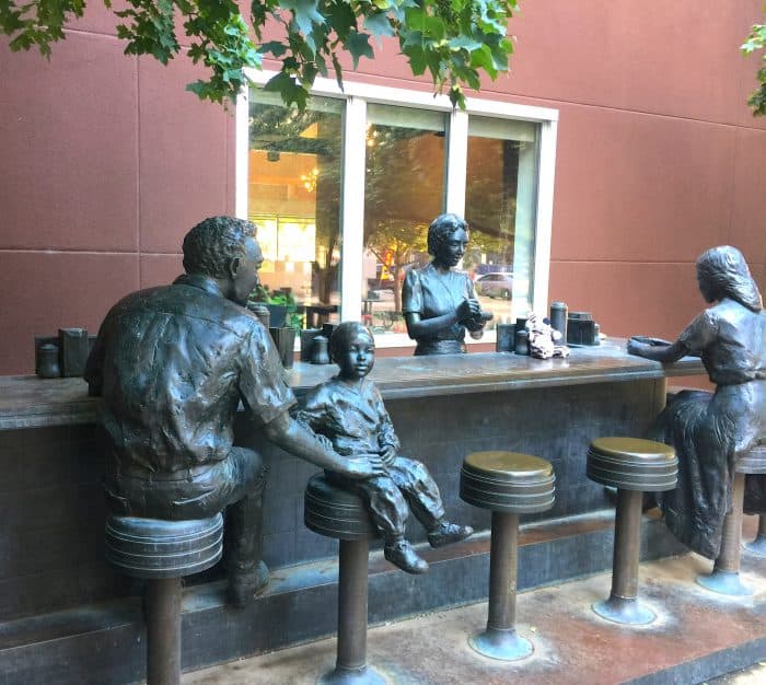 Sit-In street sculpture
