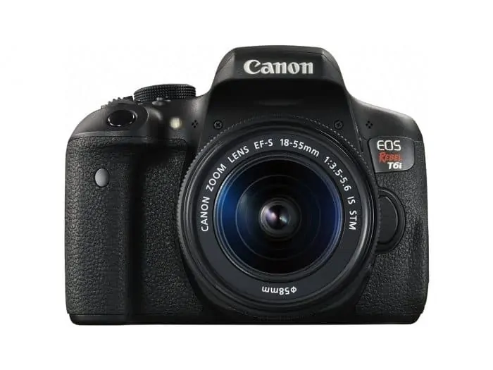 Canon EOS Rebel T6i Digital SLR with EF-S 18-55mm IS STM Lens