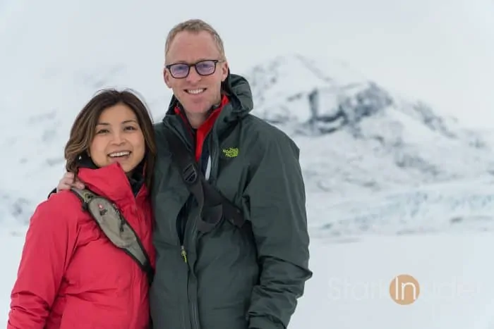Loni and Clinton Stark in Iceland