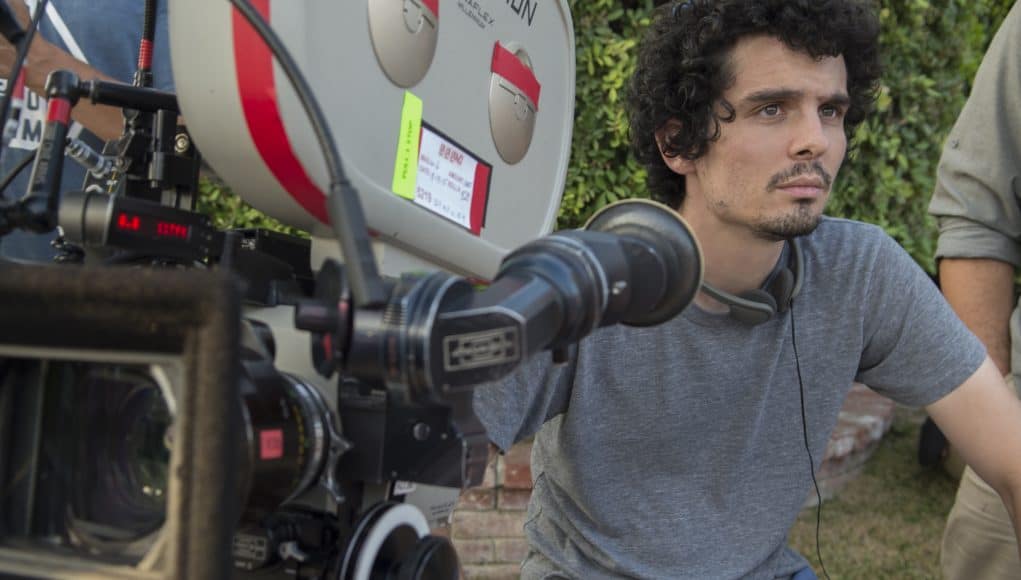 Damien Chazelle directing on set of LA LA LAND. Photo courtesy: Summit. Damien Chazelle directing on set of LA LA LAND. Photo courtesy: Summit.