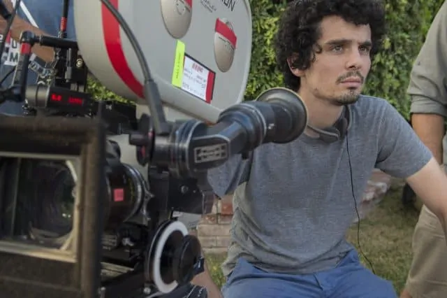 Damien Chazelle directing on set of LA LA LAND. Photo courtesy: Summit.