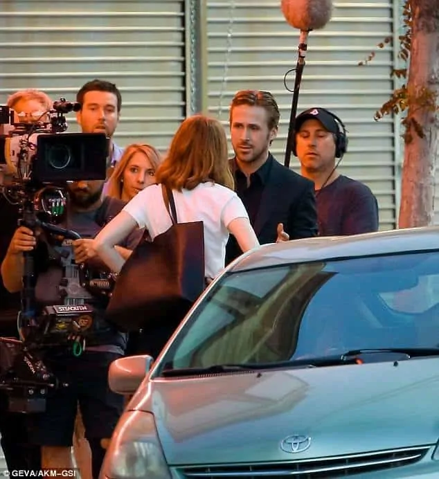 Emma Stone and Ryan Gosling making of La La Land