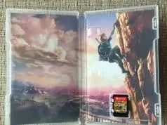 Zelda BotW Cartridge Packaging - Inside