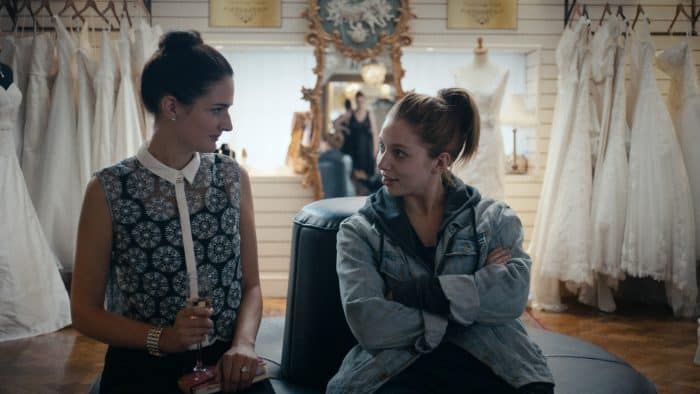 Charleigh Bailey and Seána Kerslake in Darren Thornton's A DATE FOR MAD MARY, playing at the 60th San Francisco International Film Festival, April 5 - April 19, 2017.