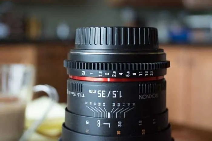 Rokinon 35mm Cine lens