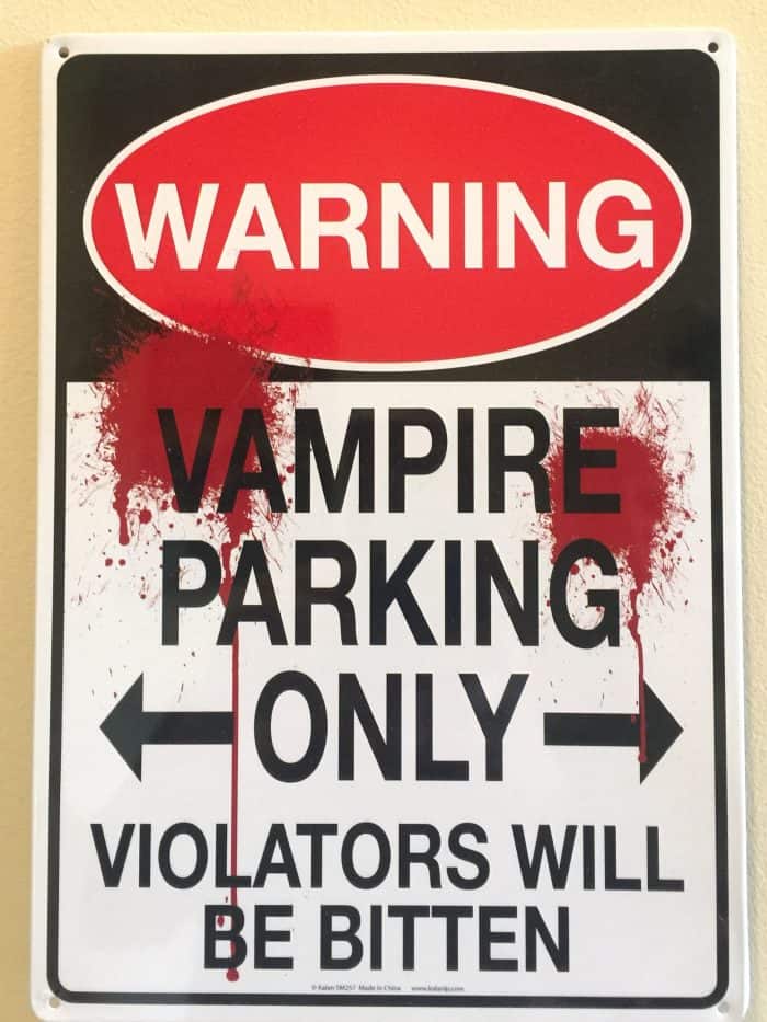 Vampire Parking Only