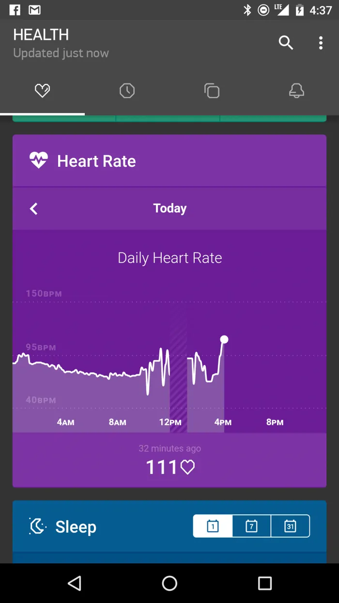 Clint heartrate Pebble before noon Edge Walk