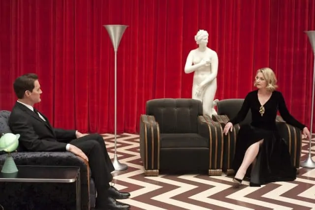 Twin Peaks The Return - Cooper and Palmer in the Red Room