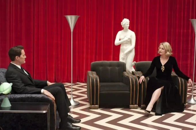 Twin Peaks The Return - Cooper and Palmer in the Red Room