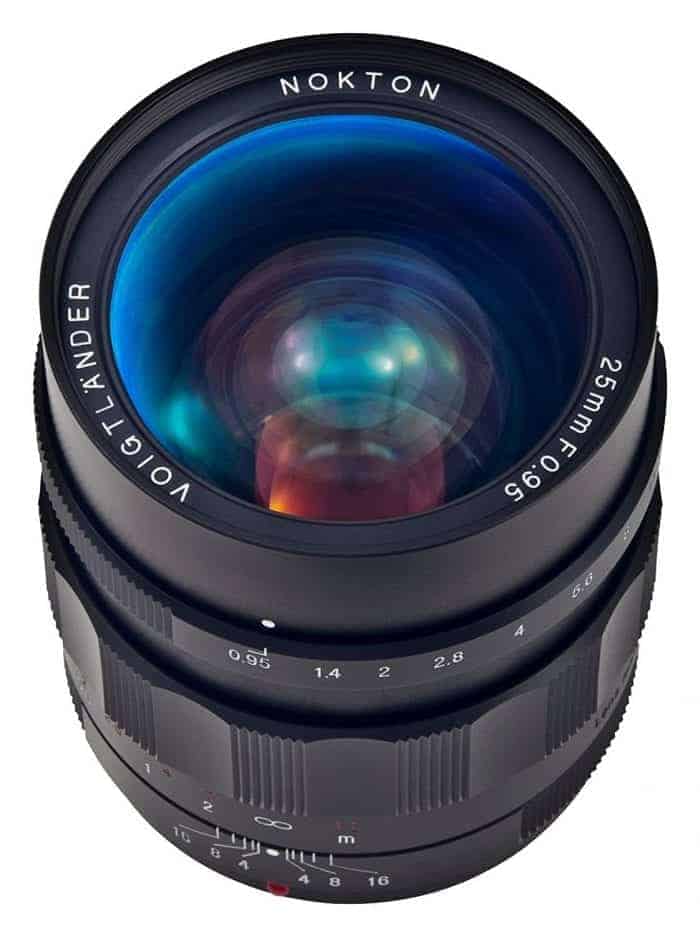 Voigtlander Nokton 25mm f/0.95 Type II Manual Focus Lens for Micro 4/3 Mount