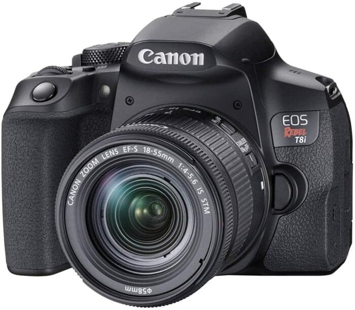Canon EOS Rebel T8i EF-S 18-55mm is STM Lens Kit