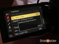 Quick Tip for Panasonic GH5: How to punch-in 1.4x without changing lenses GH5 Shooting Video Tips Ex Tele Conv Function