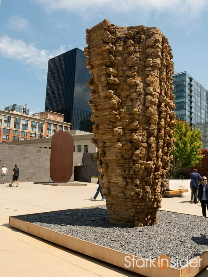 Sculpture garden at SFMOMA.