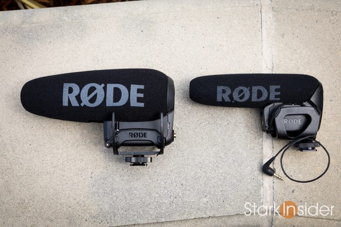Rode VideoMic Pro+ size comparison with old Rode VideoMic Pro