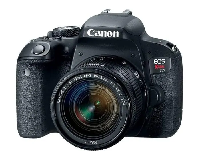 Canon EOS Rebel T7i DSLR Camera - Top Camera for Beginners