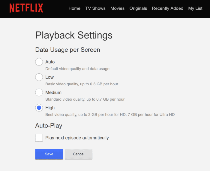 How to turn off auto-play next episode on Netflix
