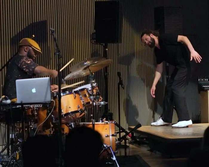 Marcus Gilmore and Savion Glover perform at SFJAZZ in San Francisco.