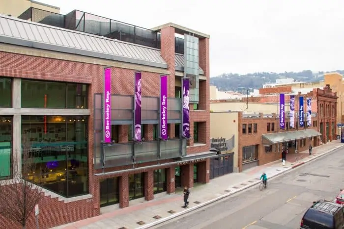 Berkeley Repertory Theatre season announcement external building