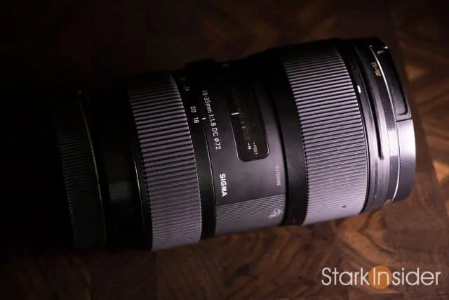 Sigma 18-35mm lens for video, wedding, films