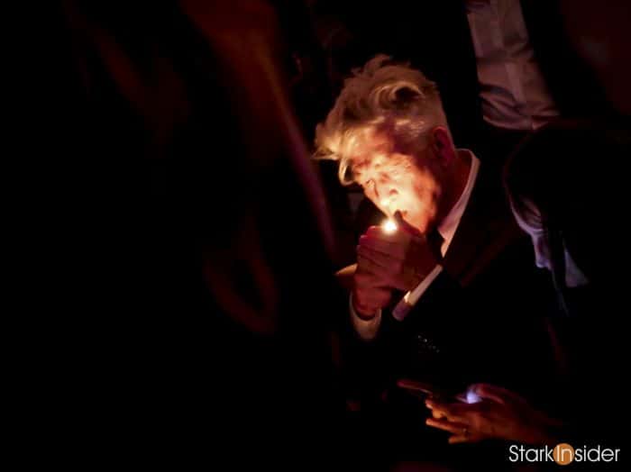 David Lynch at the Festival of Disruption cocktail party (Photo: Clinton Stark)