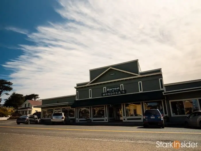 Harvest at Mendosa's grocery store in Mendocino. California