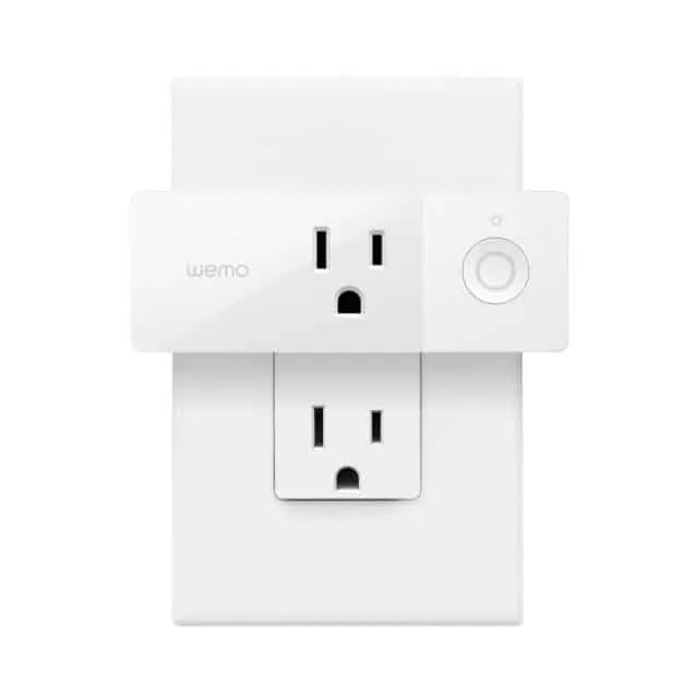 Wemo Mini Smart Plug, Wi-Fi Enabled, Works with Alexa and Google Assistant and Apple HomeKit