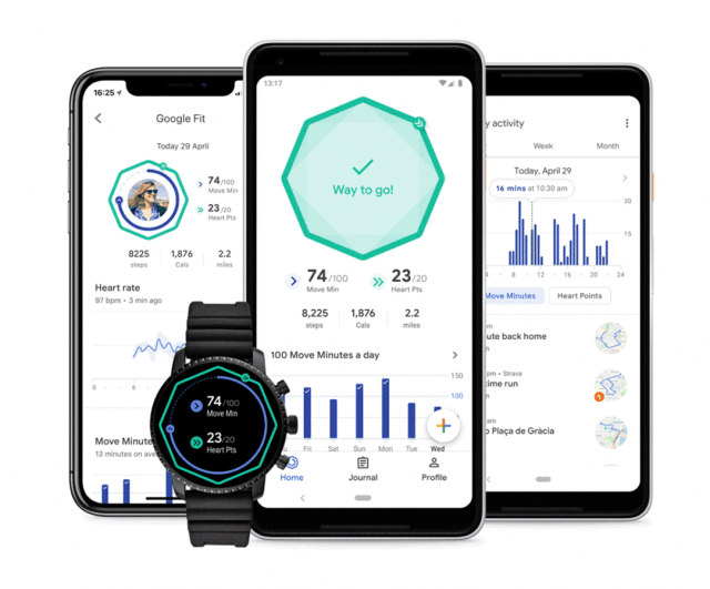 fitness watch google fit