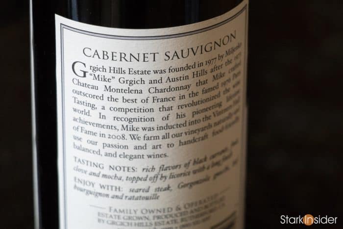Wine Review: Grgich Hills 2014 Cabernet Sauvignon Napa Valley
