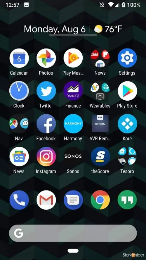 Google Android 9 Pie - Dark Theme