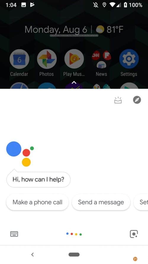 Google Android 9 Pie - Google Assistant