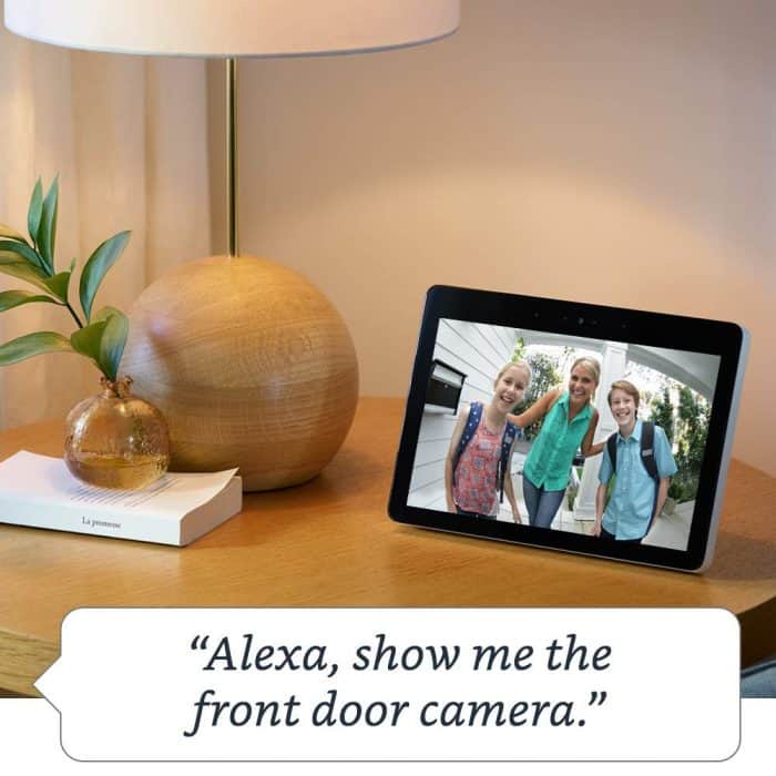 Alexa show me the front door camera