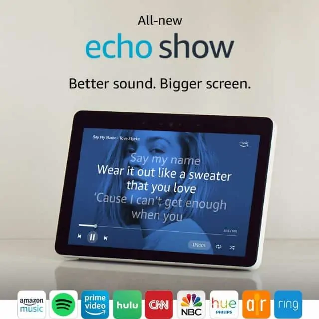 All-new Echo Show (2nd Gen) - Premium sound and a vibrant 10" HD screen