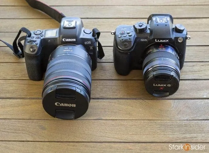 Canon EOS R vs Panasonic GH5